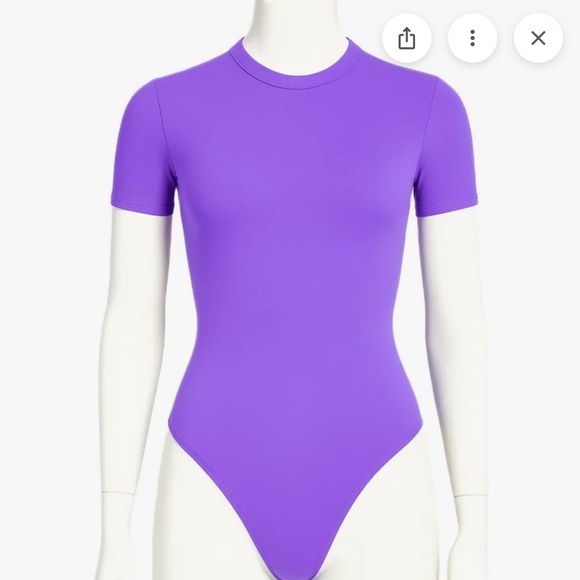 SKIMS Tops - SKIMS Ultra Violet Bodysuit